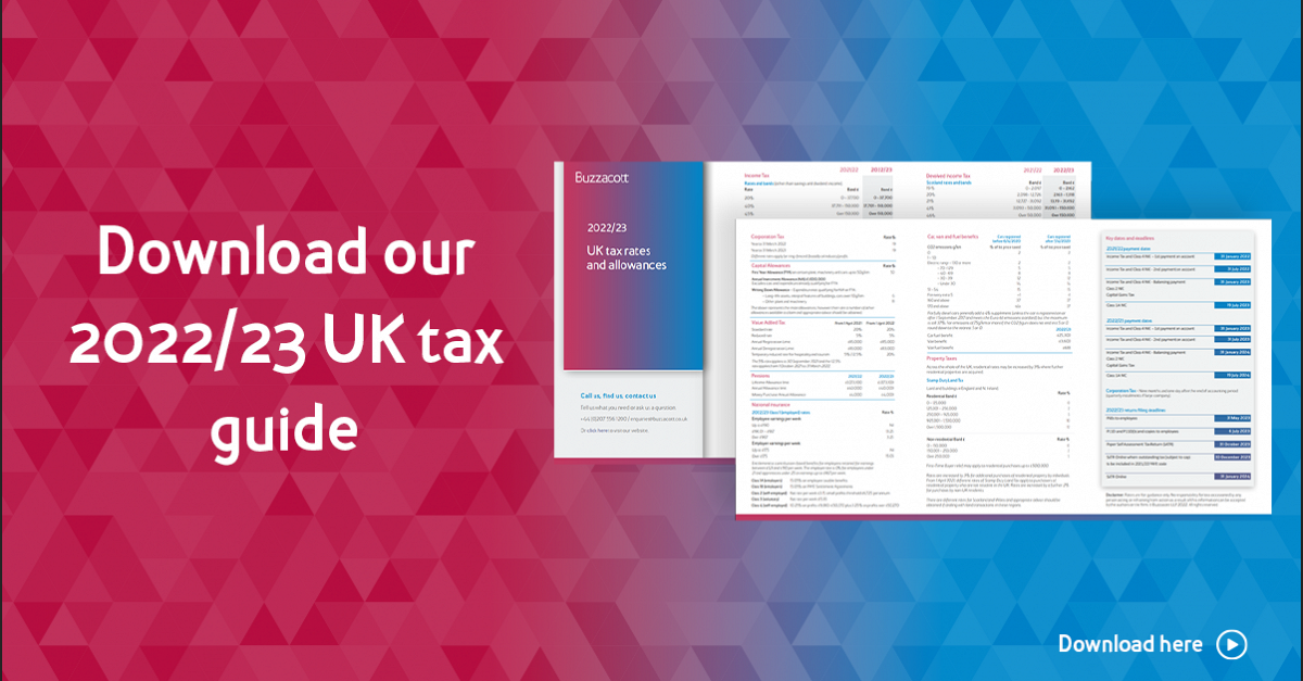 2022 23 UK Tax Rates And Allowances   2022 23 Uk Tax Rates Guide 